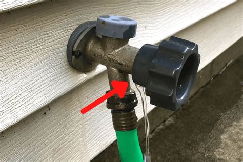 outdoor faucet leaking from anti siphon valve|How to Fix a Leak in the Anti